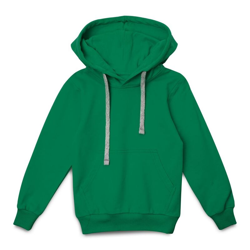 Толстовка с капюшоном детская Kirenga Kids, зеленая арт.11147.92