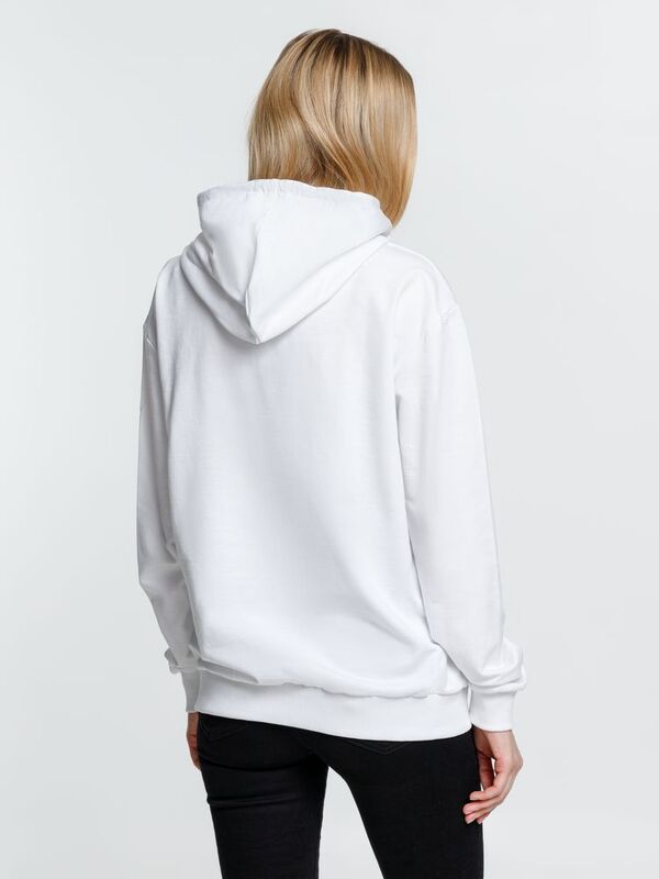 Толстовка с капюшоном Kirenga, белая (белоснежная) арт.6894.61