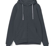 Толстовка на молнии с капюшоном Siverga, темно-серая (графит) арт.6895.10