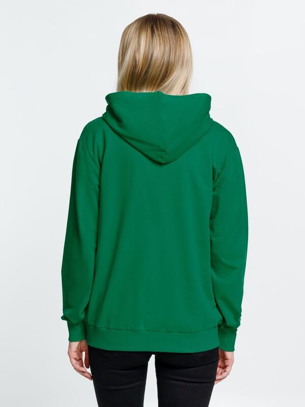 Толстовка на молнии с капюшоном Siverga, зеленая арт.6895.92