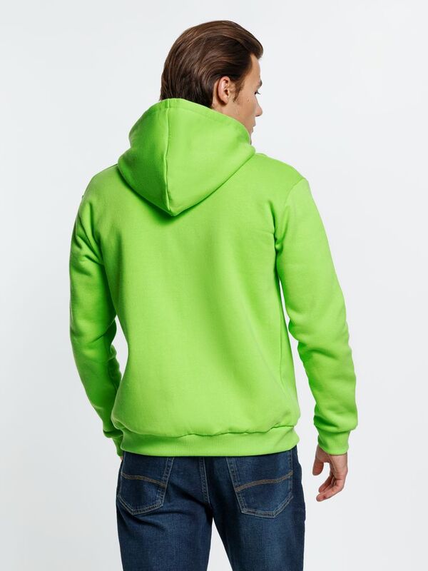 Толстовка на молнии с капюшоном Siverga Heavy, зеленое яблоко арт.6927.94