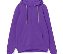 Толстовка на молнии с капюшоном Siverga Heavy, фиолетовая арт.6927.78