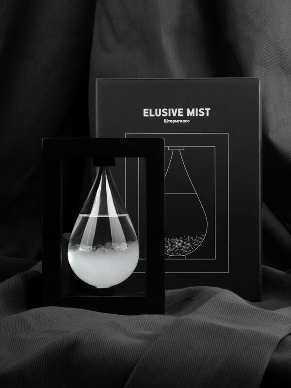 Штормгласс Elusive Mist, черный арт.30181.30