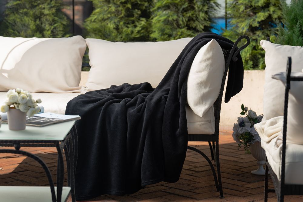 Плед Plush, черный арт.14732.30