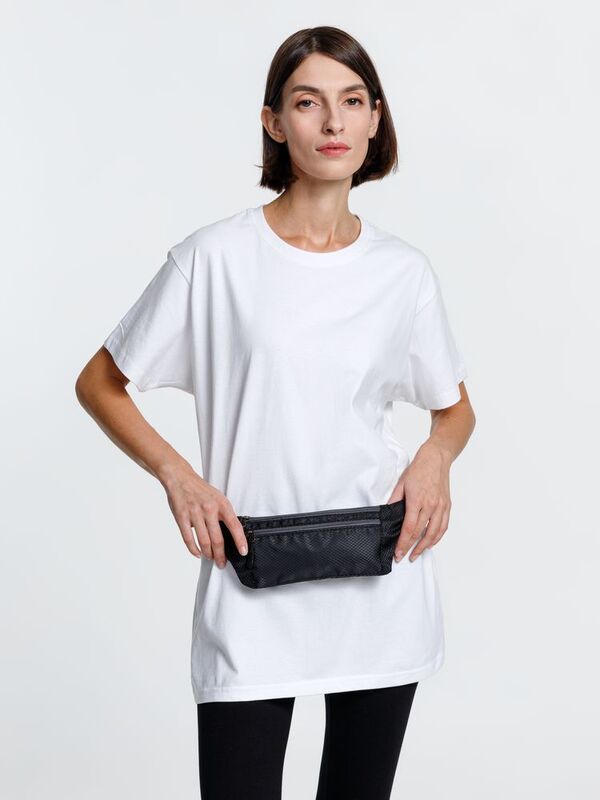 Спортивная поясная сумка Run for Fun, черная арт.15400.30