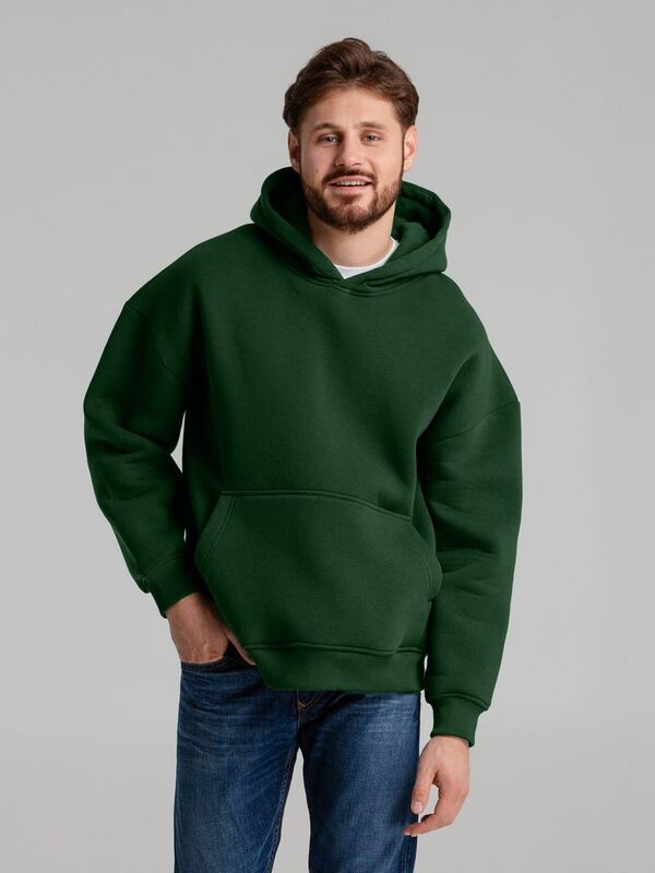 Худи Kulonga Oversize, темно-зеленое арт.14101.90