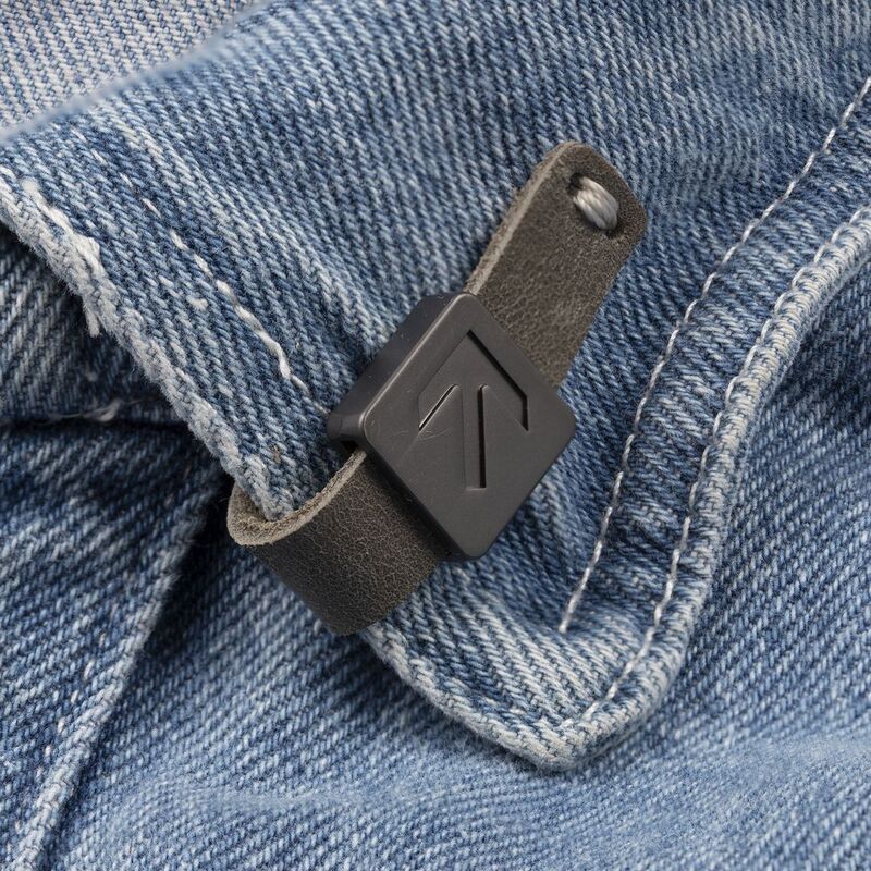 Лейбл кожаный Beta, XS, серый арт.15256.10