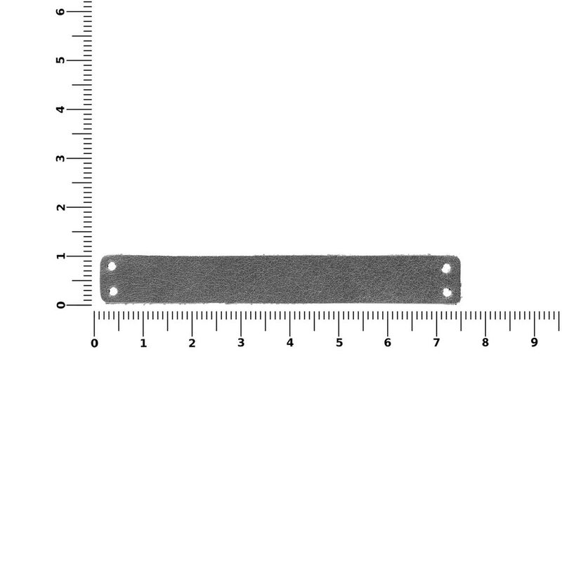 Лейбл кожаный Beta, XS, серый арт.15256.10