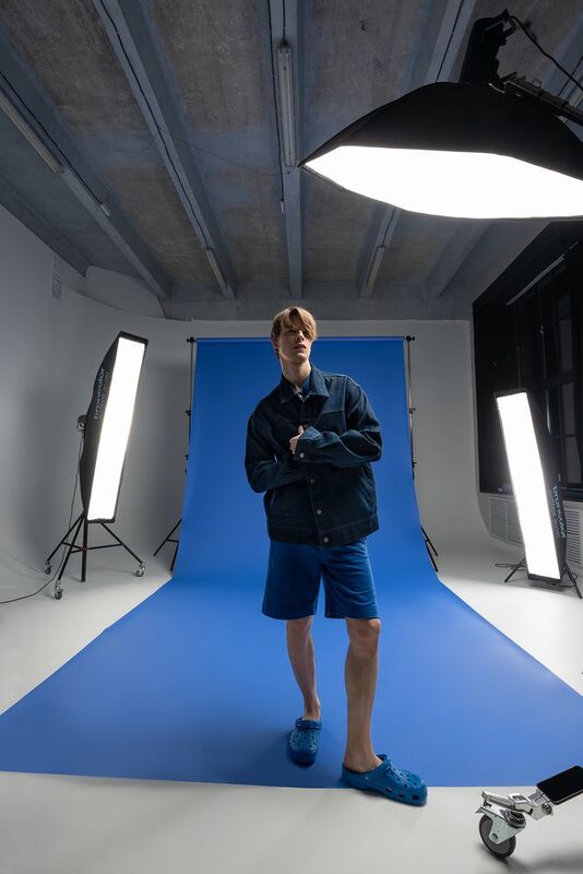 Куртка джинсовая O1, темно-синяя арт.15258.40