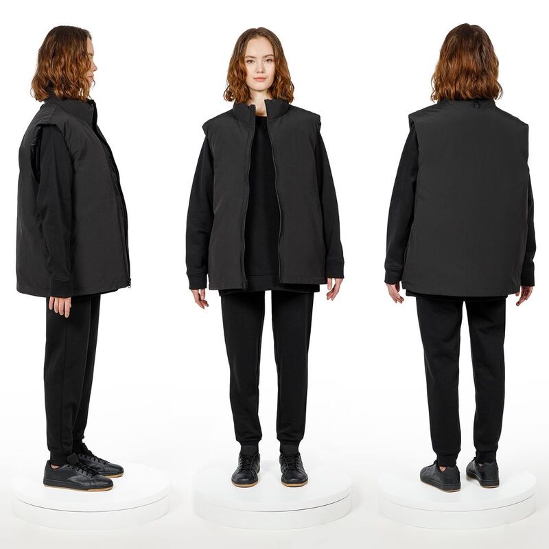 Жилет двусторонний V2, черный арт.15260.30