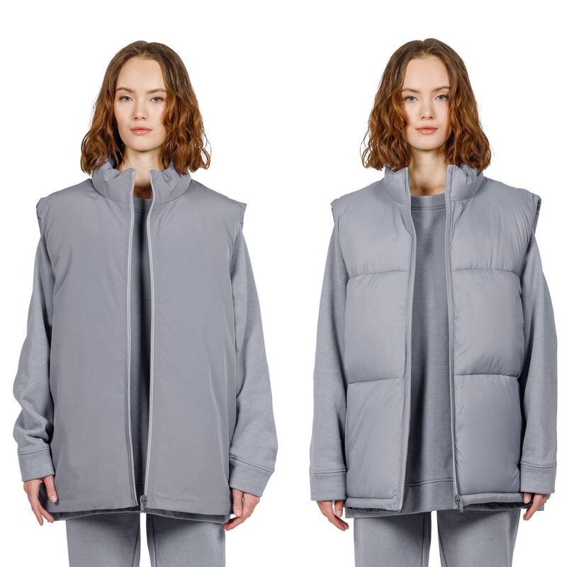 Жилет двусторонний V2, серый арт.15260.11