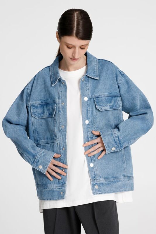 Куртка джинсовая O2, голубая арт.15259.14