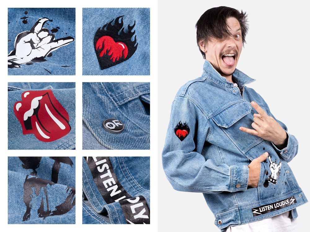 Куртка джинсовая O2, голубая арт.15259.14