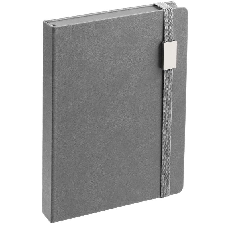 Ежедневник New Factor Metal, серый арт.25000.11
