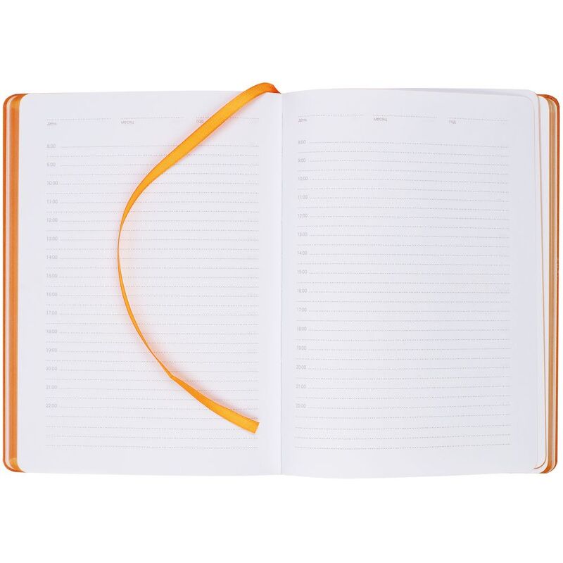 Ежедневник New Factor Metal, оранжевый арт.25000.20