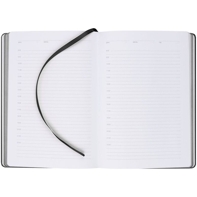 Ежедневник New Factor Metal, черный арт.25000.33