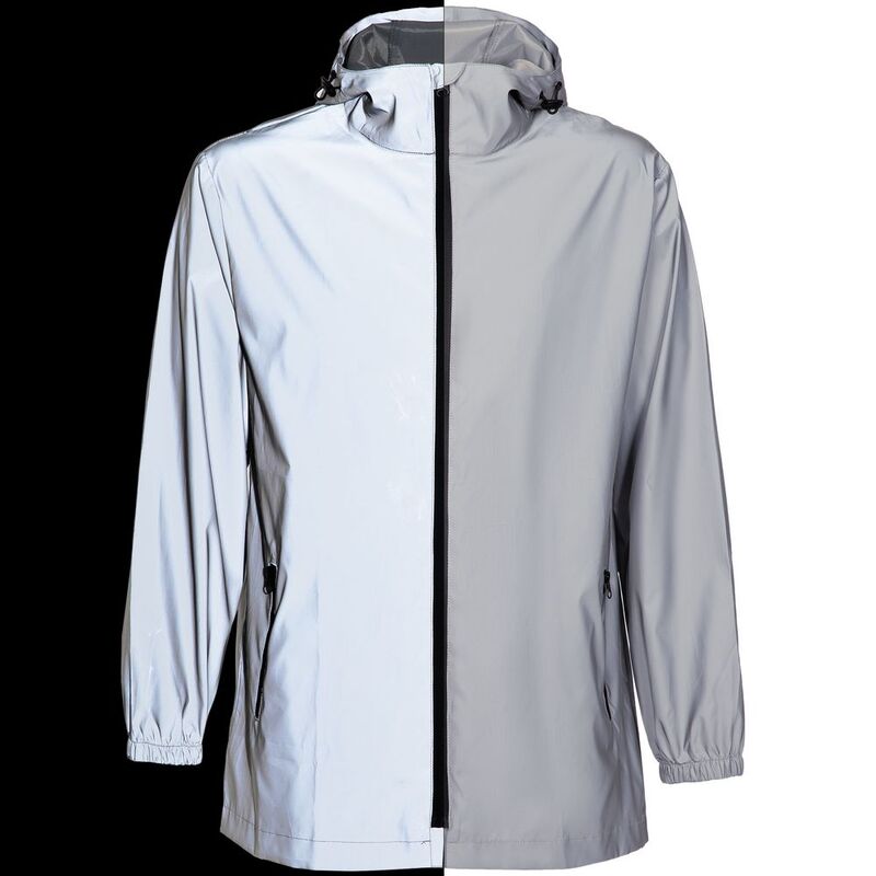 Парка Manifest из светоотражающей ткани, серая арт.16269.11