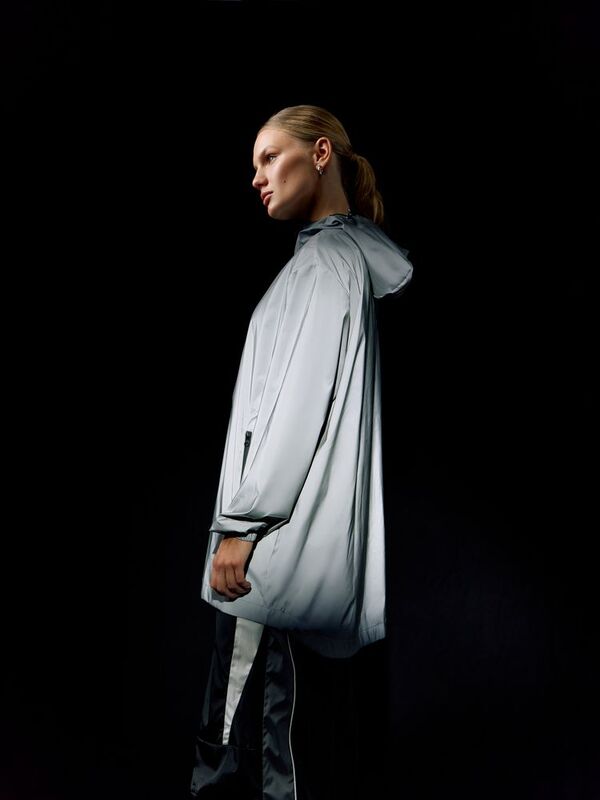 Парка Manifest из светоотражающей ткани, серая арт.16269.11