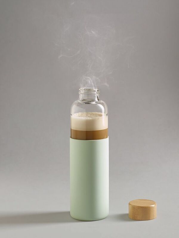 Бутылка для воды Dakar, прозрачная с зеленым арт.12675.90