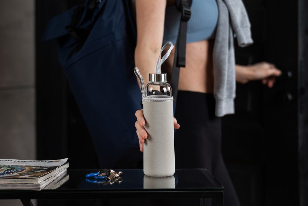 Бутылка для воды Sleeve Ace, серая арт.15337.10