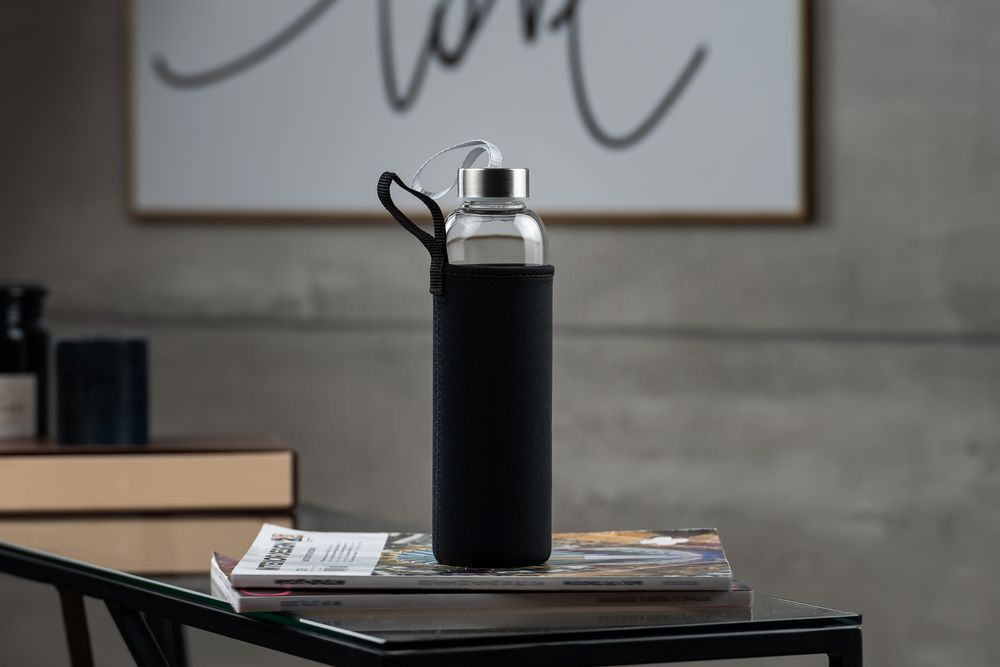 Бутылка для воды Sleeve Ace, черная арт.15337.30