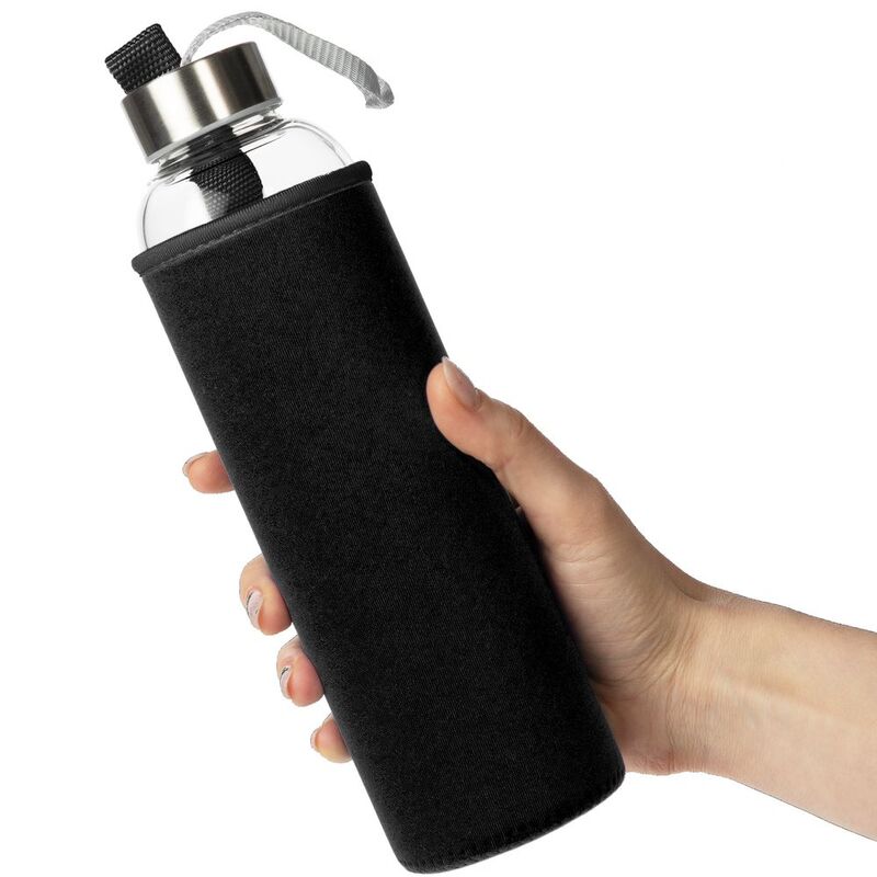 Бутылка для воды Sleeve Ace, черная арт.15337.30