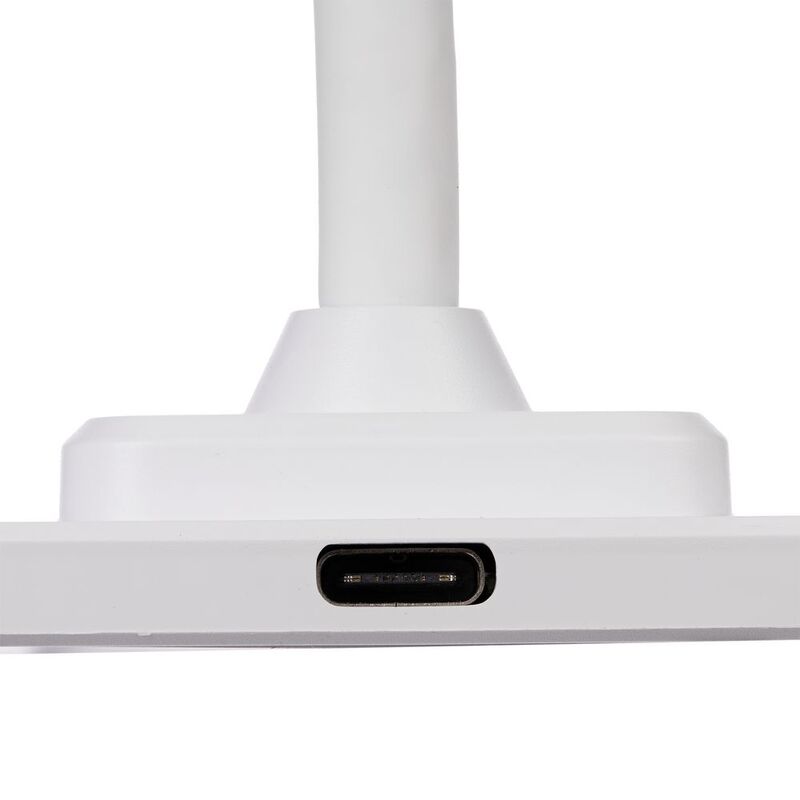 Настольная лампа с беспроводной зарядкой Modicum, белая арт.15839.60