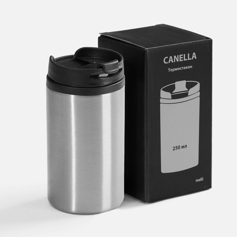Термостакан Canella, серебристый арт.12394.10