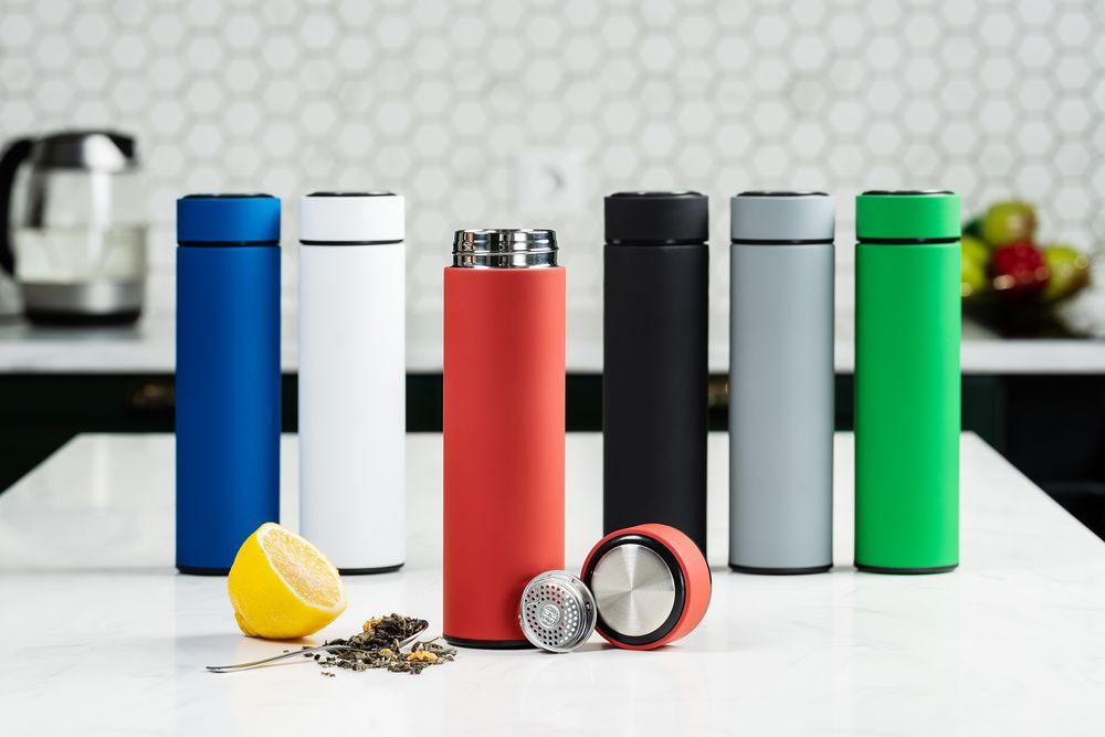 Термос с ситечком Percola, серый арт.15340.10