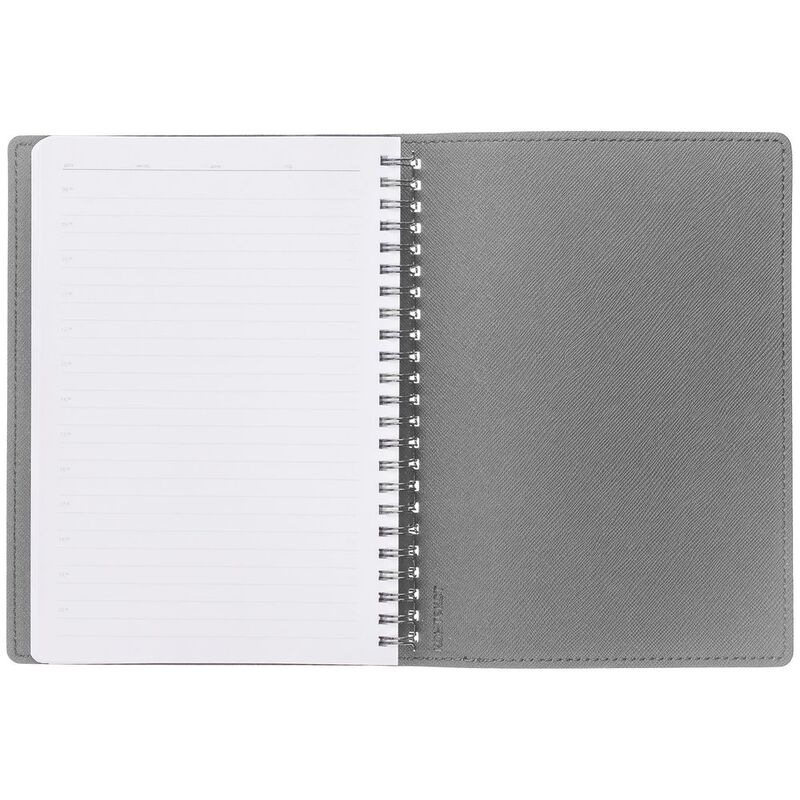 Ежедневник Spring Shall, недатированный, черный с серым арт.15215.33