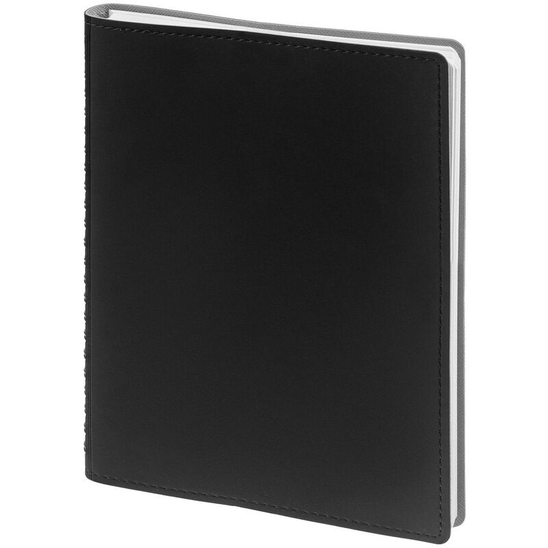 Ежедневник Spring Shall, недатированный, черный с серым арт.15215.33