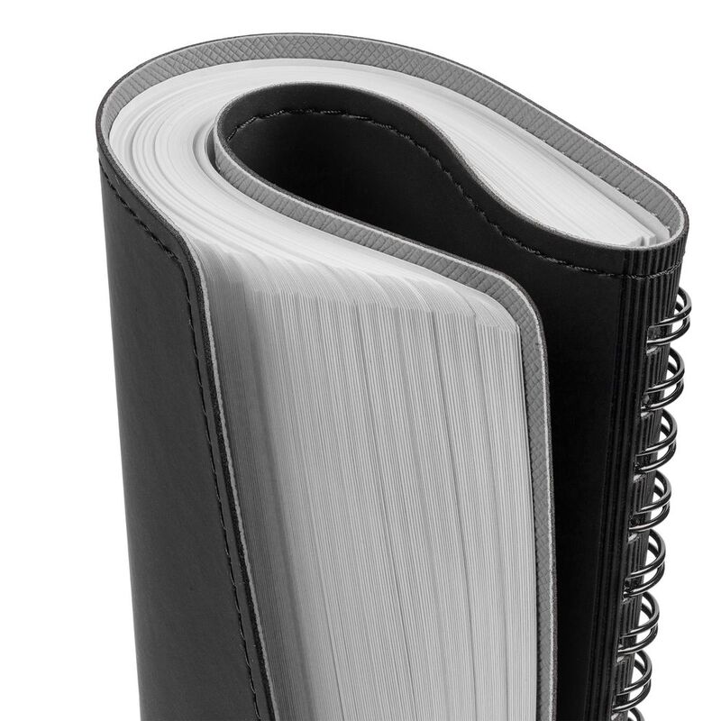 Ежедневник Spring Shall, недатированный, черный с серым арт.15215.33