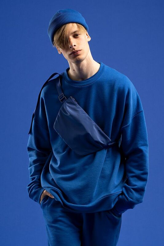 Поясная сумка W1, синяя арт.15342.40