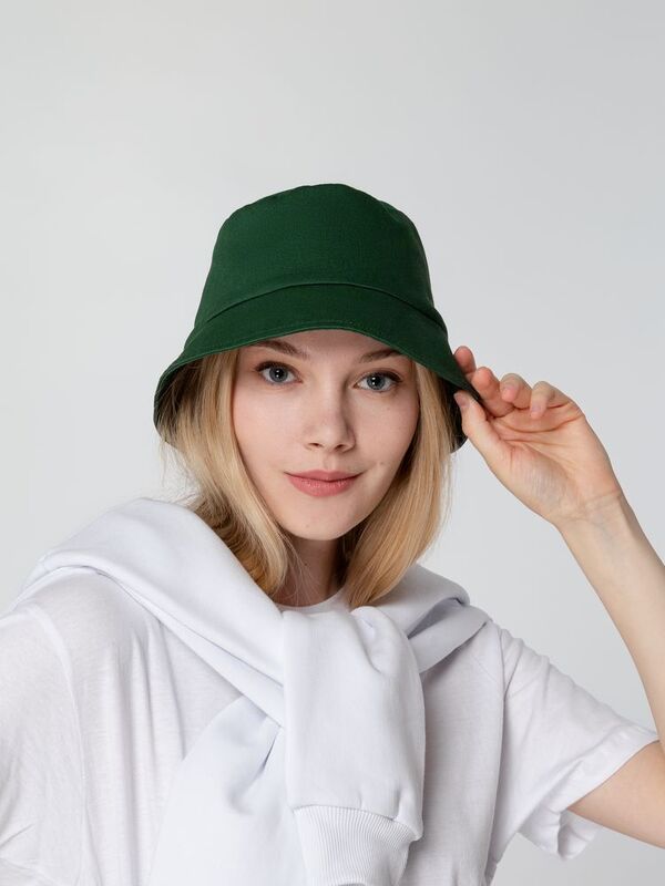 Панама Vento, зеленая (оливковая) арт.14656.99