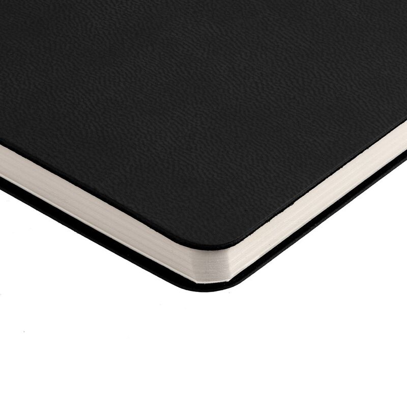 Блокнот Verso в клетку, черный арт.15587.03