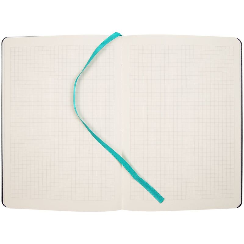 Блокнот Verso в клетку, бирюзовый арт.15587.19