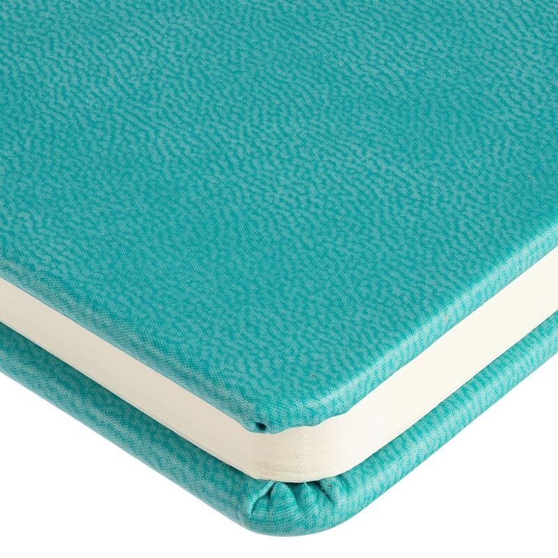 Блокнот Cluster Mini в клетку, бирюзовый арт.15209.49