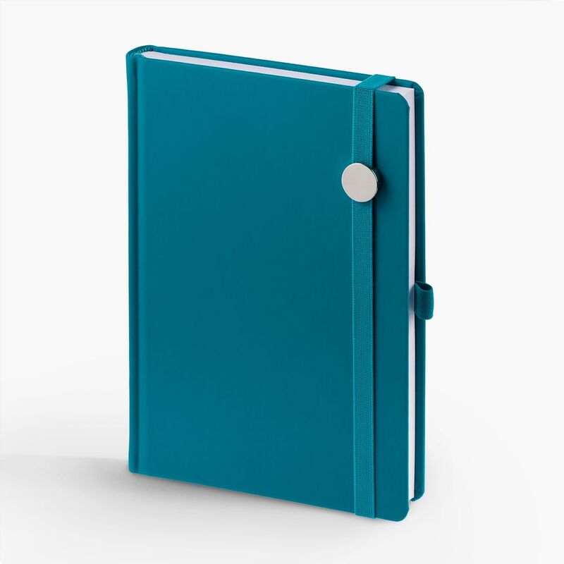 Ежедневник Favor Metal, недатированный, бирюзовый арт.17074.49