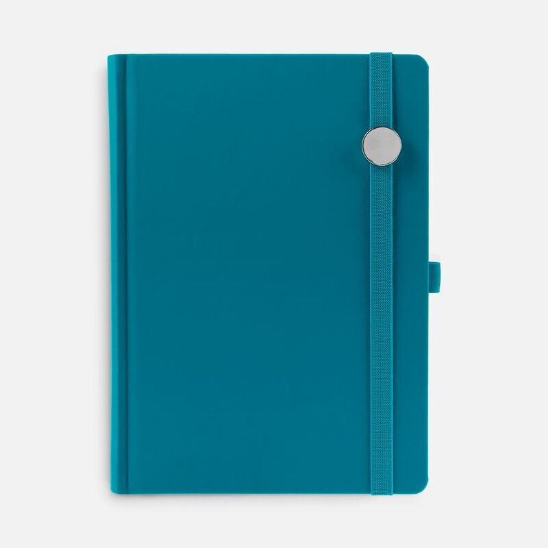 Ежедневник Favor Metal, недатированный, бирюзовый арт.17074.49