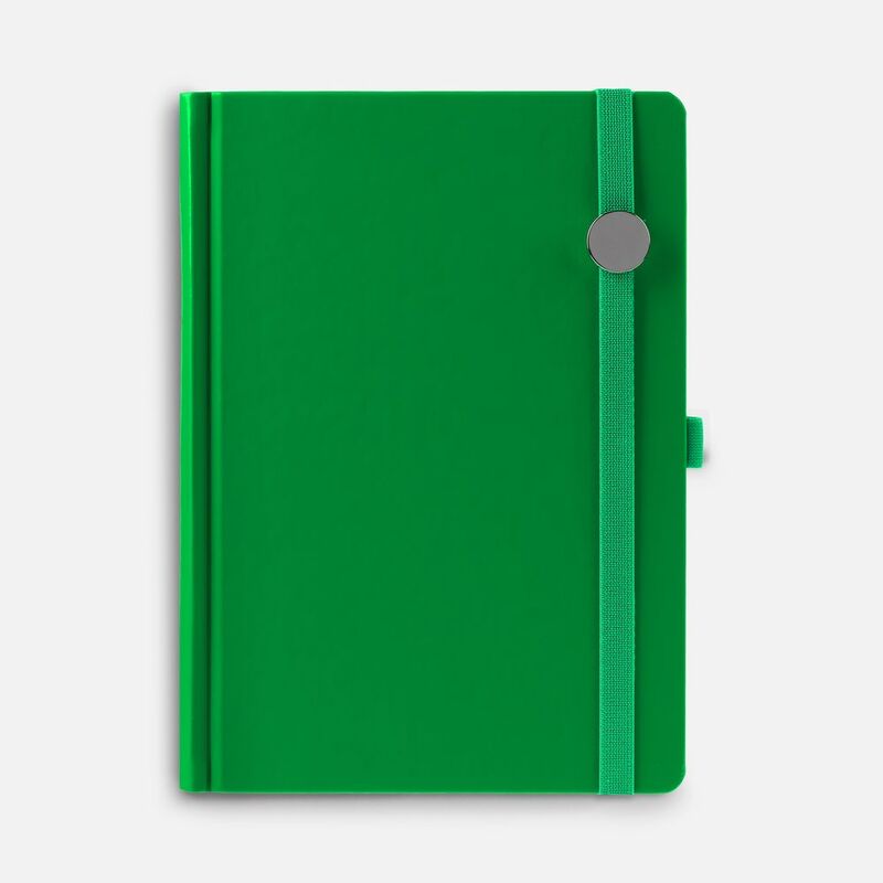 Ежедневник Favor Metal, недатированный, ярко-зеленый арт.17074.99