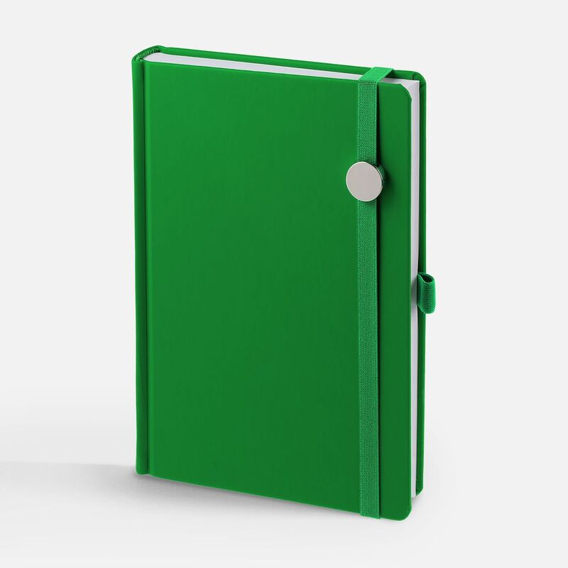 Ежедневник Favor Metal, недатированный, ярко-зеленый арт.17074.99