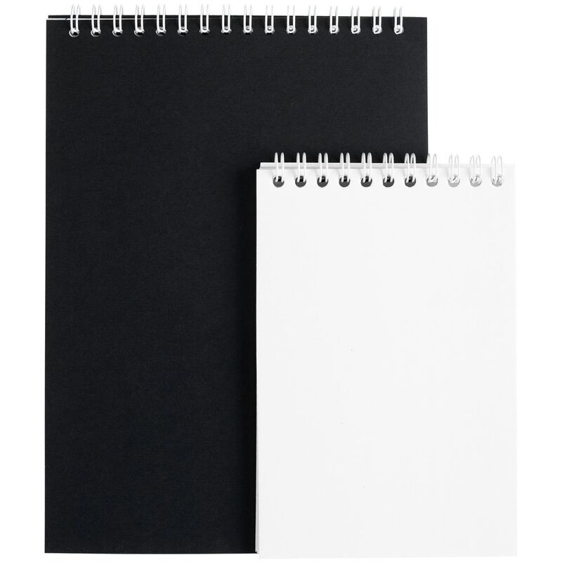 Блокнот Dali в клетку, черный арт.26069.30