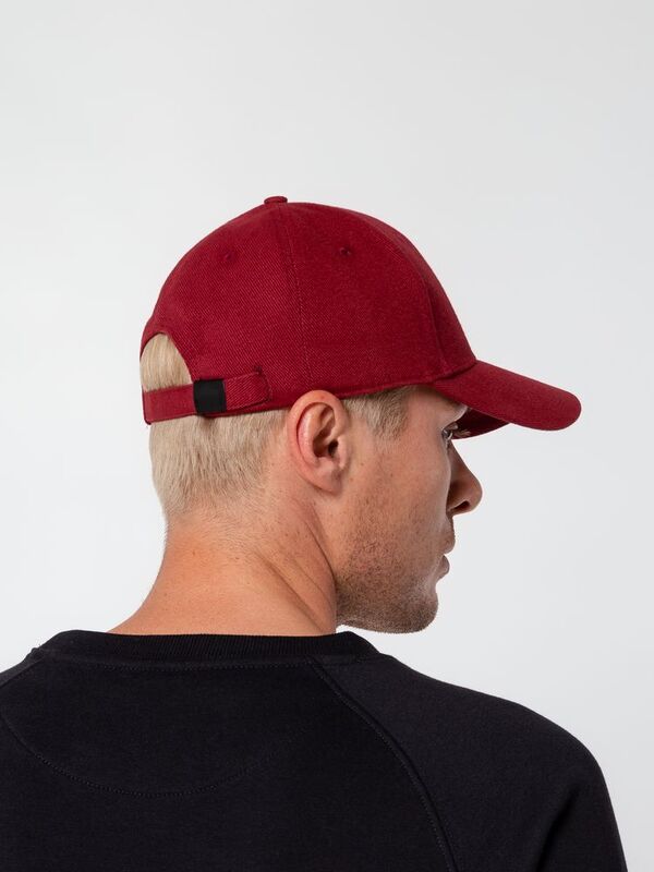 Бейсболка Hillside, бордовая арт.16204.55