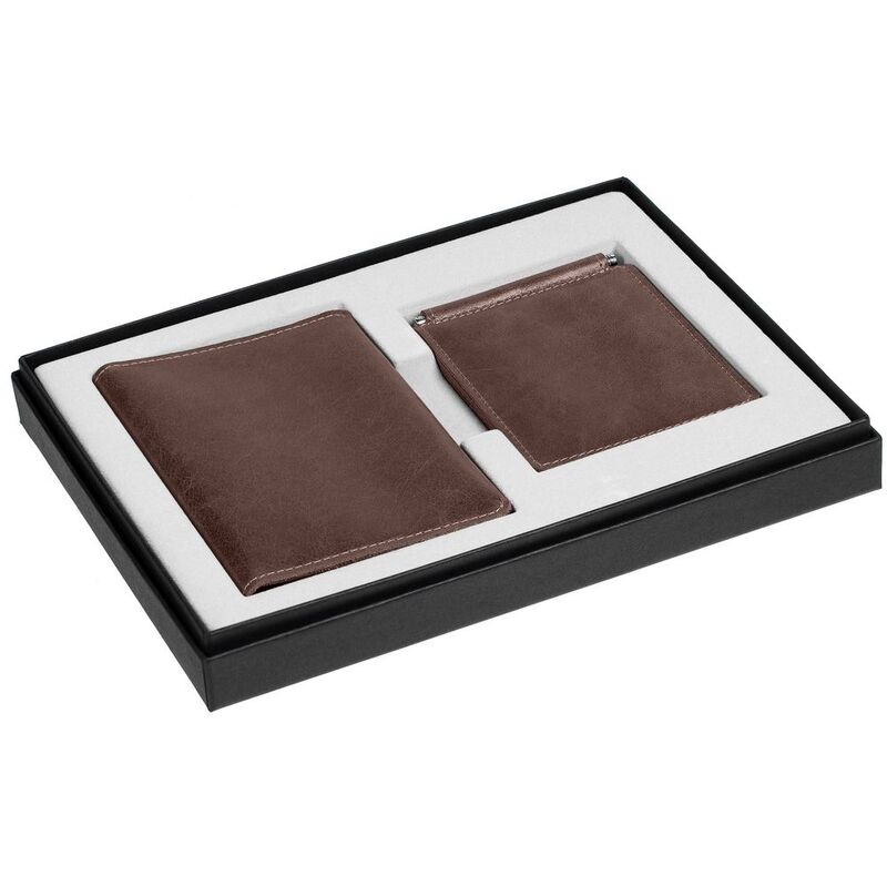 Набор Apache Billfold, темно-коричневый арт.18039.51