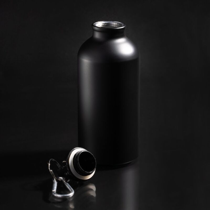 Бутылка для воды Funrun 400, черная арт.15423.30