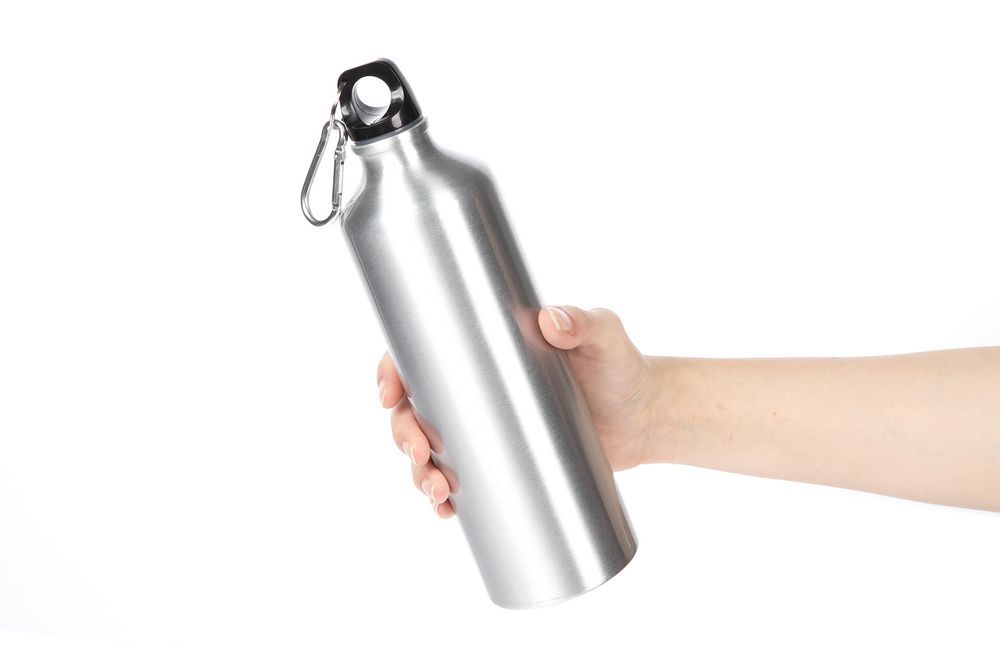 Бутылка для воды Funrun 750, серебристая арт.15424.10