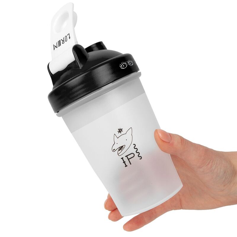 Спортивный шейкер OneTwo Drink, черный арт.15525.30