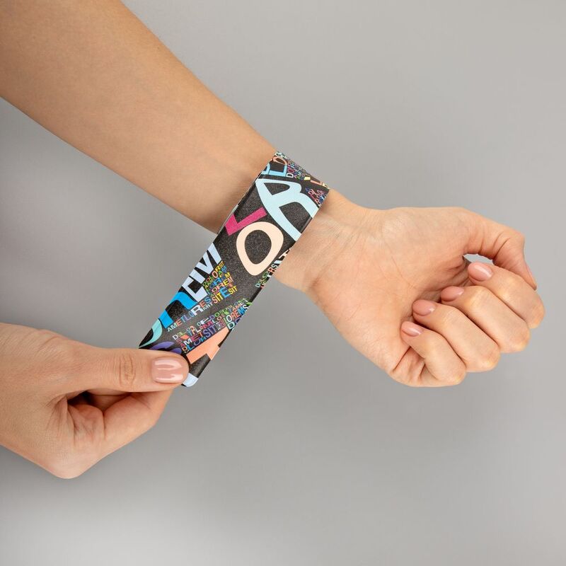 Браслет Slap с печатью на заказ арт.19002.01