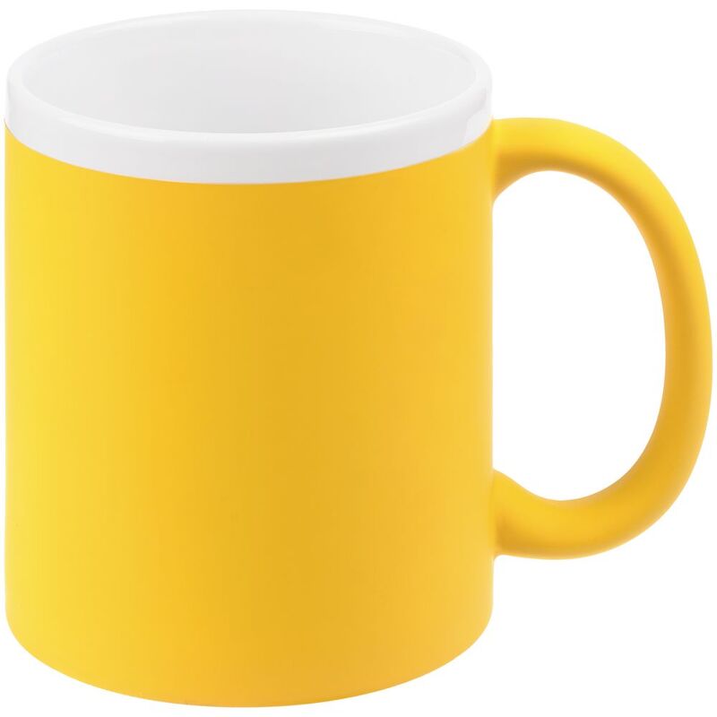 Кружка StopSpot с покрытием софт-тач, желтая арт.19003.80