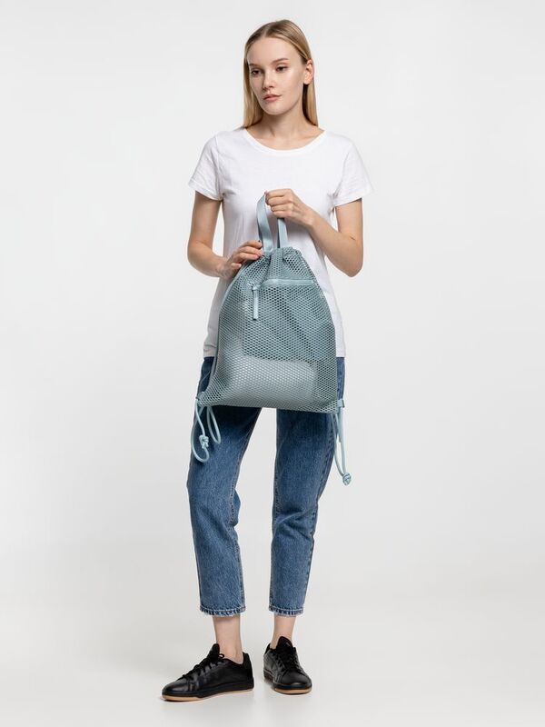 Рюкзак-мешок Verkko, серо-голубой арт.15466.13